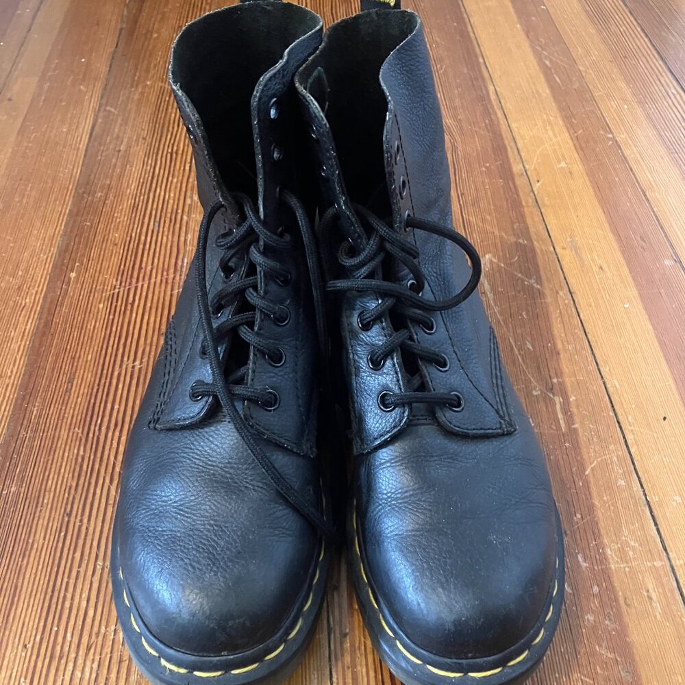 Dr. Martens Black Leather Boots